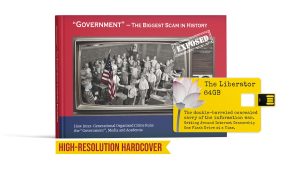 High-Resolution Hardcover of "Government" and 64gb Liberator combo