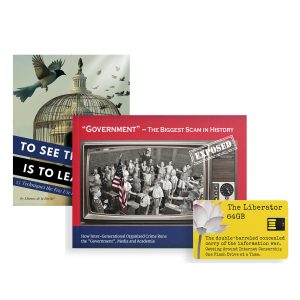 The Paperback Trifecta – To See the Cage + “Government” + a 64GB Liberator Flash Drive